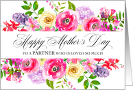 Bouquet of Flowers Happy Mother’s Day Partner card