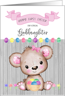 Happy First Easter Baby Goddaughter card