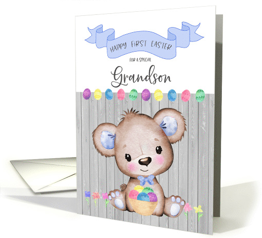 Happy First Easter Little Grandson card (1602590)