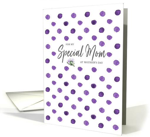 Purple Passion Mother's Day for Mom card (1605022)