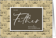 Mustaches and Crowns Happy Father’s Day Dad card