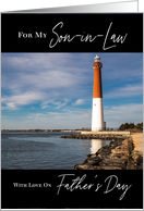 Lighthouse Seaside Father’s Day for Son-in-Law card