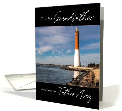 Lighthouse Seaside Father's Day for Grandfather card (1615480)