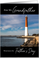 Lighthouse Seaside Father’s Day for Grandfather card