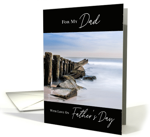 Seaside Ocean Jetty Father's Day for Dad card (1616510)