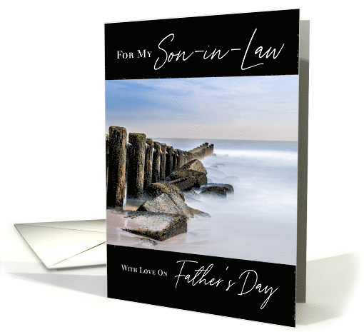 Seaside Ocean Jetty Father's Day for Son-in-Law card (1616520)