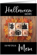 Pumpkins, Spiders and Haunted House Halloween Mom card