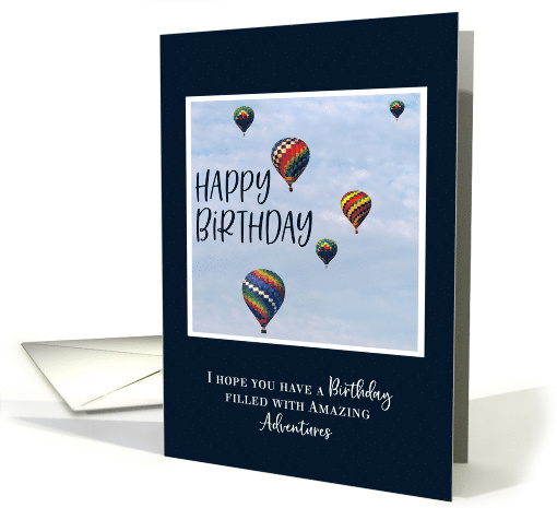 Hot Air Balloon Birthday card (1627822)