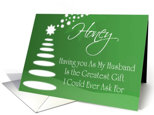 Merry Christmas Husband card (482655)