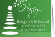 Merry Christmas Husband card