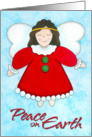 Christmas, Peace On Earth, Sweet Angel card