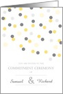 Commitment Ceremony - Gay Invitation card