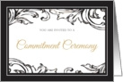 Commitment Ceremony - Gay Invitation card