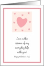 I Love You - Valentine card