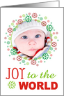 Joy to the World- Photo Card