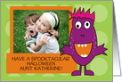 Happy Halloween Aunty - Photo Card