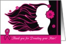 Hair Donation - Thank You card