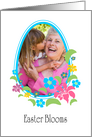 Easter Blooms Frame - Photo Card