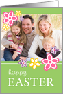 Happy Easter - Flower Photo Card