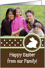 Chocolate Brown Easter - Photo Card