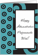 Happy Admin Pro Day - Turquoise card