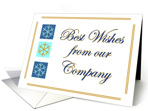 Best Wishes card (108700)