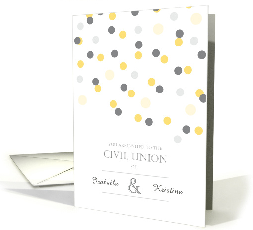 Civil Union - Gay Invitation card (1129398)
