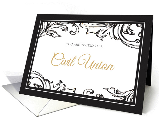 Civil Union - Gay Invitation card (1129412)