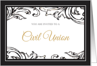 Civil Union - Gay Invitation card