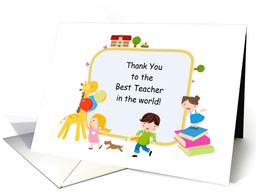 Thank You - Teacher card (1227436)