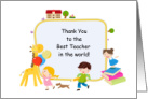 Thank You - Teacher card