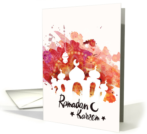 Ramadan Kareem Greetings, Mosque card (1436264)
