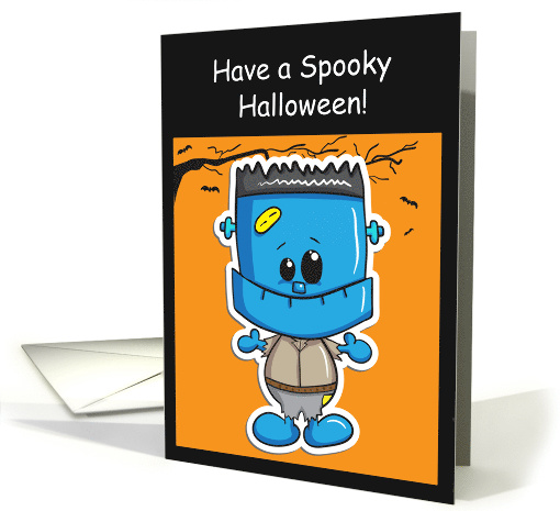 Happy Halloween, Nephew- Little Frankenstein card (1440248)