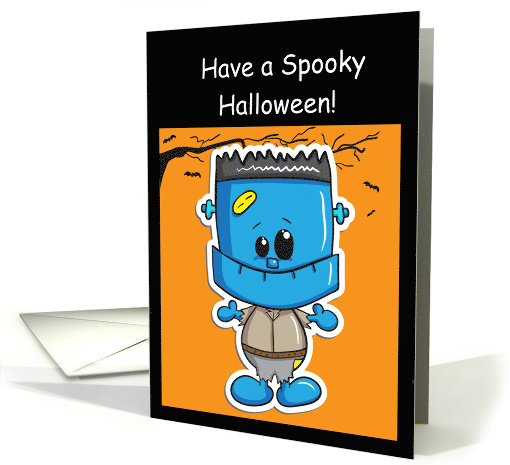 Happy Halloween, Great Grandson, Little Frankenstein card (1441930)