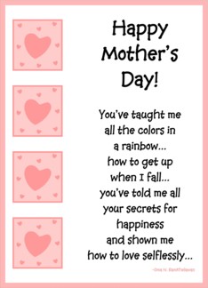 Happy Mother's Day -...