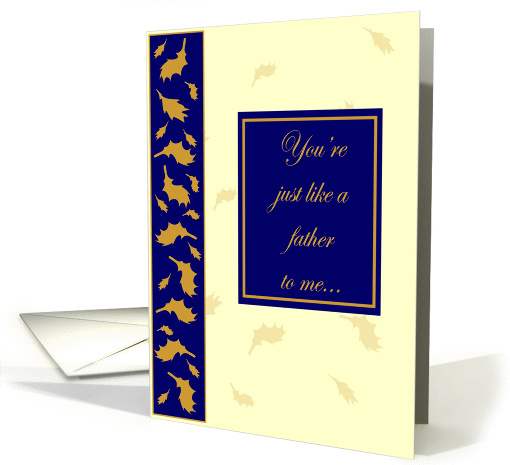 Happy Father's Day - Like Father to me card (202044)