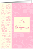 I’m Pregnant card