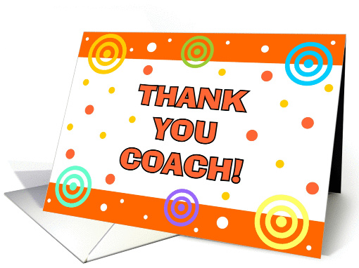 Thank You Coach card (238056)