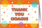 Thank You Coach card