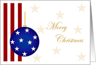 Merry Christmas - Patriotic card
