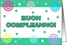 Italian - Happy Birthday card