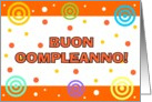 Italian - Happy Birthday card