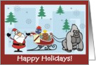 Christmas - Santa’s Sleigh Repo Gorilla card