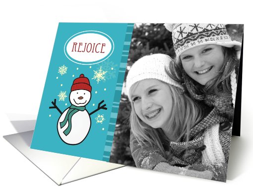Christmas Rejoice - Photo card (856678)