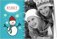 Christmas Rejoice - Photo Card