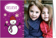 Christmas Believe - Photo Card