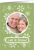 Let it Snow Frame 1- Photo Card