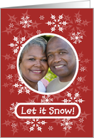 Let it Snow Frame 2 - Photo Card