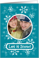 Let it Snow Frame 3 - Photo Card