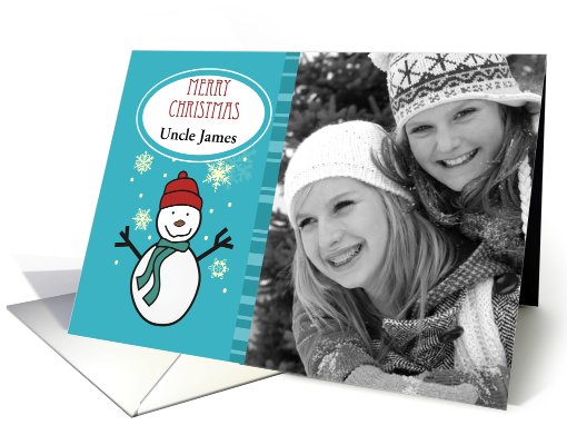 Merry Christmas Uncle - Photo card (861318)